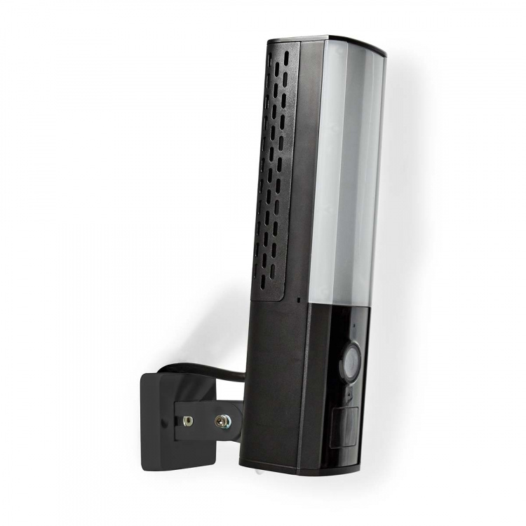 Nedis SmartLife Camera voor Buiten | Omgevingslicht | Full HD 1080p | IP65 | Cloud Opslag (optioneel) / microSD (niet inbegrepen) / Onvif | 100 - 240 V AC | Met bewegingssensor | Nachtzicht | Zwart