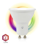 Nedis SmartLife Multicolour Lamp | GU10 | 345 lm | 4.70 W | RGB / Warm tot Koel Wit | 2200 - 6500 K | Android™ / IOS | Spot | 1 Stuks