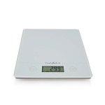 Nedis Keukenweegschaal | Digitaal | Glas / Kunststof | CR 2032 Batterij | Wit
