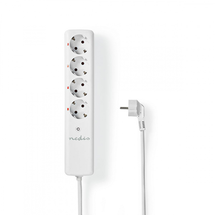 Nedis RF-stekker | RF, frequentie 433 MHz | 3680 W | Randaarde stekker / Type F (CEE 7/7) | Wit