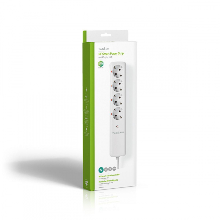 Nedis RF-stekker | RF, frequentie 433 MHz | 3680 W | Randaarde stekker / Type F (CEE 7/7) | Wit