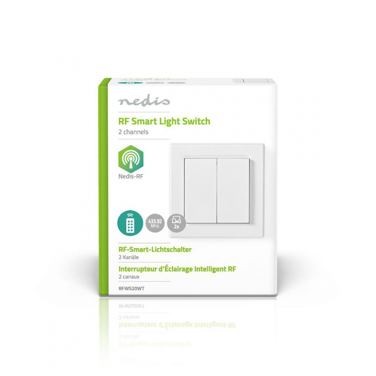 Nedis RF-stekker | RF, frequentie 433 MHz | 18 W | Wit