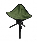 Briv Trebenspall - Stol med 3 ben, 31x31x42 cm, Grön