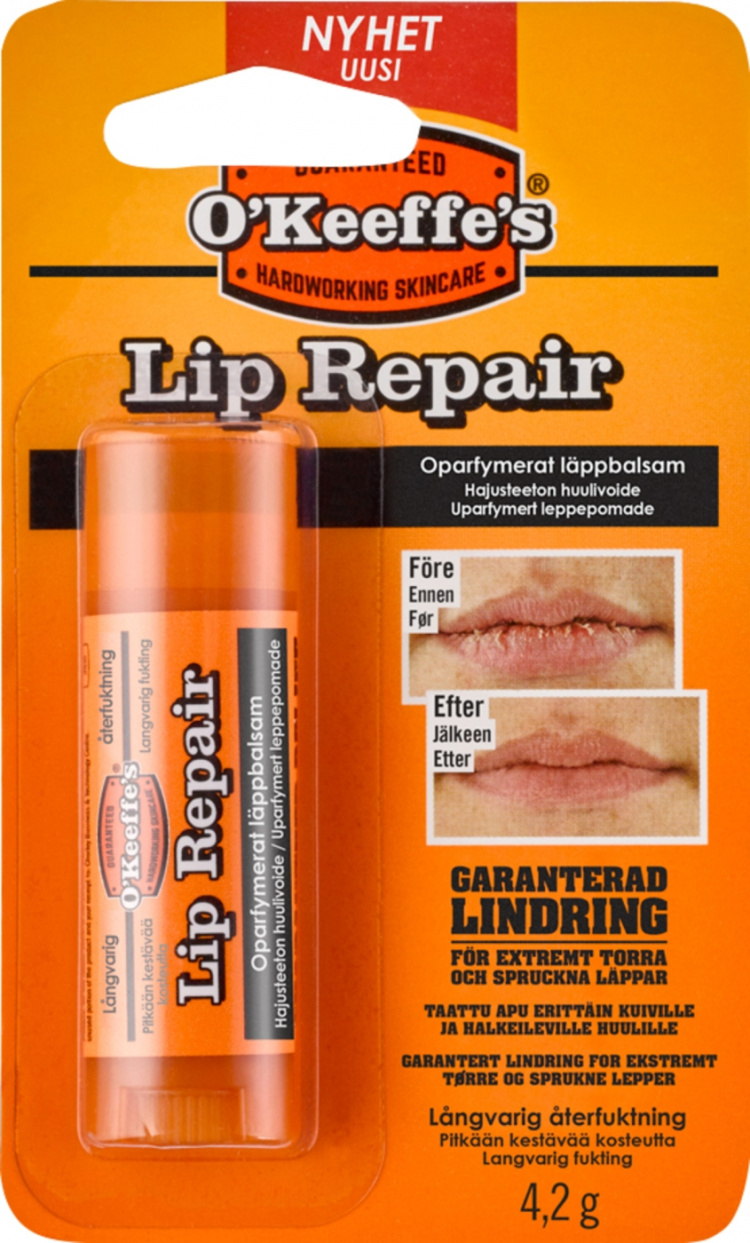Lip Repair O\'Keeffe\'s - Oparfymerad 4,2g Lip Repair O\'Keeffe\'s - Oparfymerad 4,2g