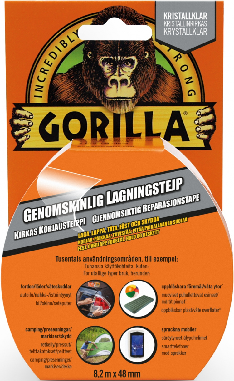 Gorilla Tape Montagetape 1,52m x 25,4 mm