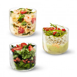 Lunch pot Glass Large B+B 600 ml Mandel