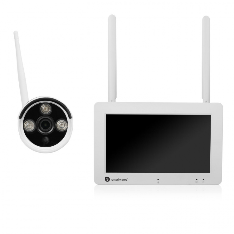 Smartwares Trådlös övervakningskamera 1080p 7 skärm + app