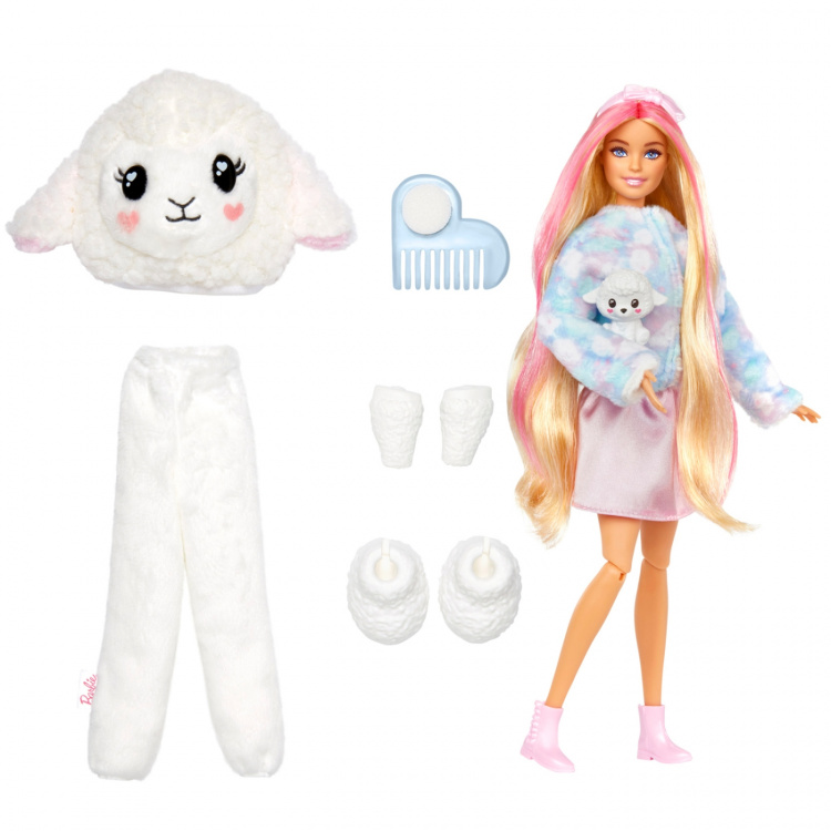 Barbie Cutie Reveal Barbie Cozy Lamb Tee