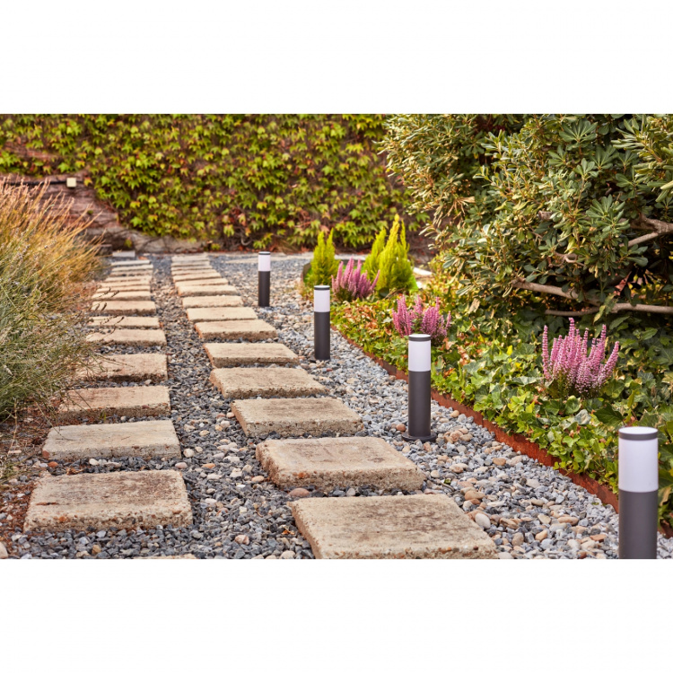 Philips GardenLink Utrecht Piedestal Kallvit 660lm Antracit