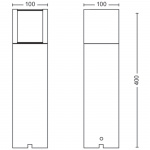 Philips GardenLink Arbour Piedestal Varmvit Antracit