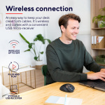 Trust Fyda Trådlös mus Eco Svart