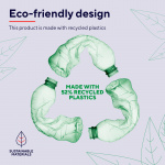 Trust Fyda Muis Eco Zwart Trust Fyda Muis Eco Zwart