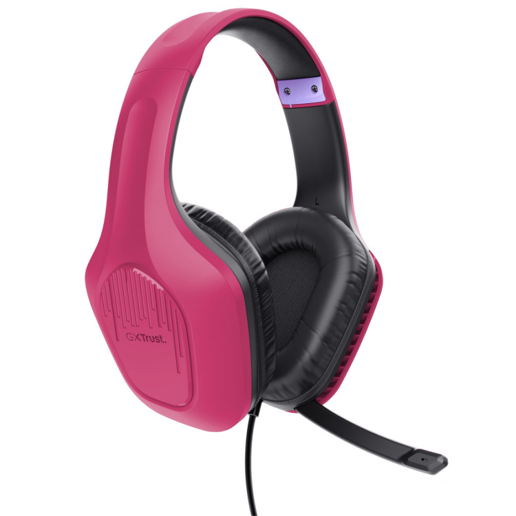 Trust GXT 415P Zirox Gaming Headset Rosa