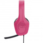 Trust GXT 415P Zirox Gaming Headset Rosa
