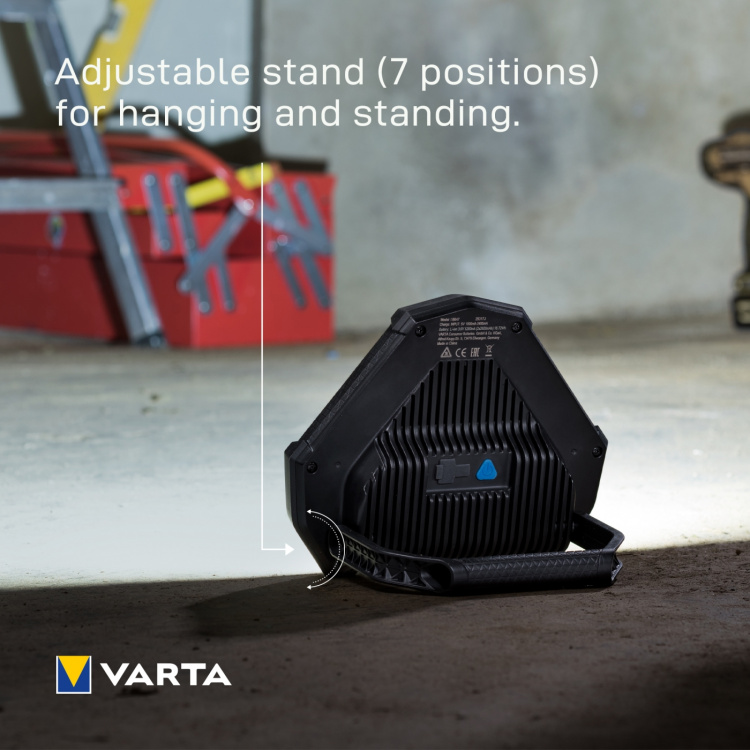 Varta Work Flex Stadium Light Arbetsbelysning uppladdningsbar IP54 1450 lm