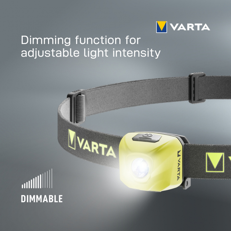 Varta Outdoor Sports Ultralight H30R Pannlampa 300 lm Gul