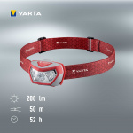 Varta Outdoor Sports H20 Pro Pannlampa 200 lm Röd