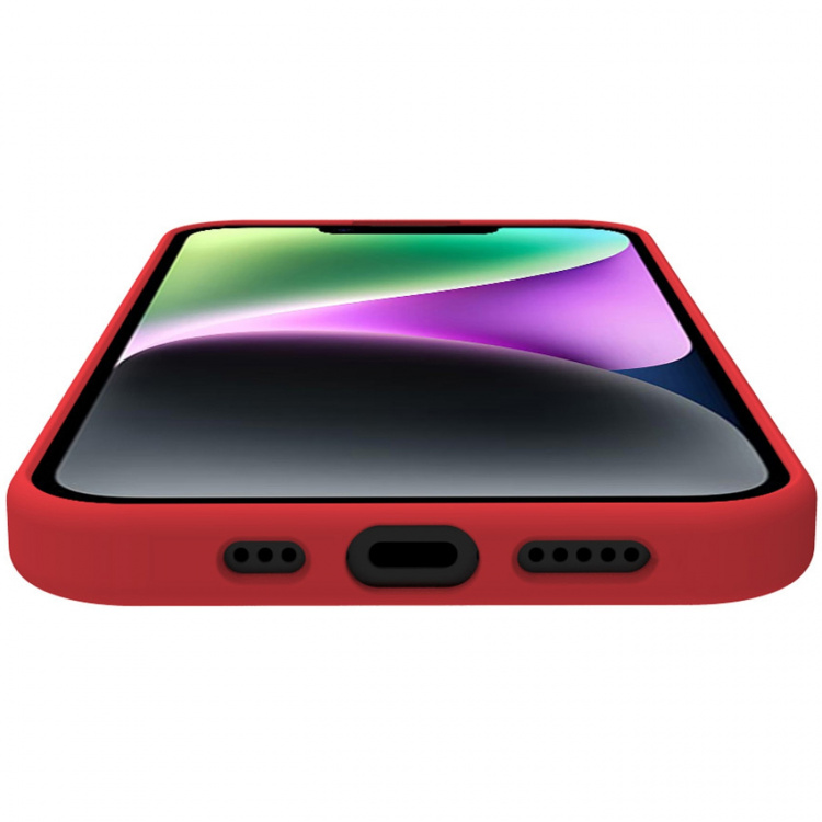 Celly Cromo Soft rubber case iPhone 15 Röd Celly Cromo Soft rubber case iPhone 15 Röd