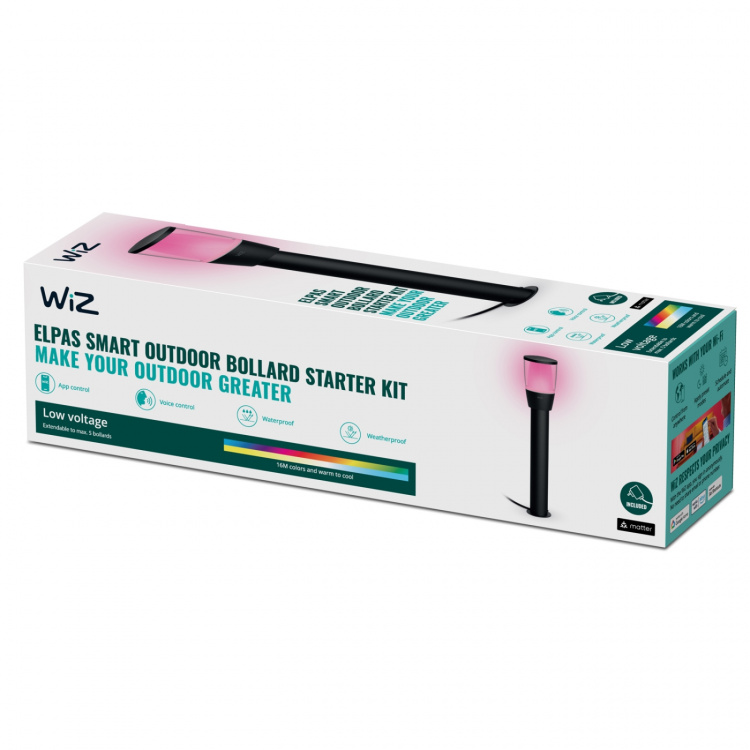 WiZ WiFi Smart Elpas piedestal Färg + Varm-kallvit 12V Startkit