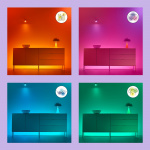 WiZ WiFi Smart LED E27 40W Filament Färg + Varm-kallvit 470lm WiZ WiFi Smart LED E27 40W Filament Färg + Varm-kallvit 470lm