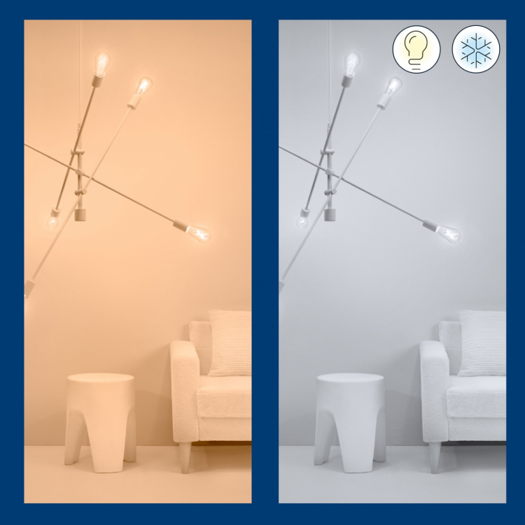 WiZ WiFi Smart LED E14 Kron 40W Varm-kallvit 470 lm 3 pack WiZ WiFi Smart LED E14 Kron 40W Varm-kallvit 470 lm 3 pack