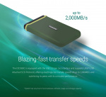 Transcend Portabel SSD ESD380C USB-C 1TB (R/W 2000 MB/s)