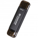 Transcend Portabel SSD ESD310C USB-C 256 GB (R1050/W950) Svart