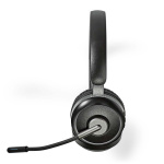 Nedis PC-Headset | On-Ear | Stereo | Bluetooth | Inklapbare Microfoon | Zwart