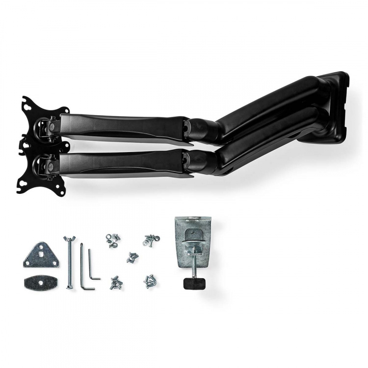 Nedis Monitorbeugel voor Bureaus | Gasveer | 2 Schermen | 15 - 32 