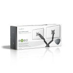 Nedis Monitorbeugel voor Bureaus | Gasveer | 2 Schermen | 15 - 32 