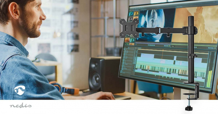 Nedis Monitorbeugel voor Bureaus | 1 Scherm(en) | 15 - 32  Nedis Monitorbeugel voor Bureaus | 1 Scherm(en) | 15 - 32