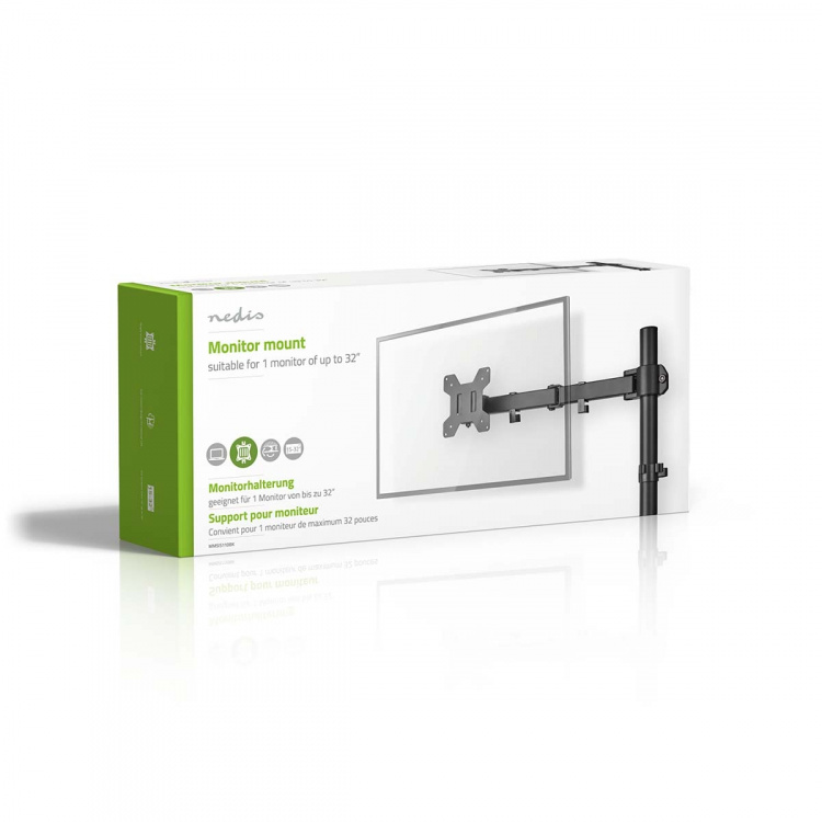 Nedis Monitorbeugel voor Bureaus | 1 Scherm(en) | 15 - 32  Nedis Monitorbeugel voor Bureaus | 1 Scherm(en) | 15 - 32