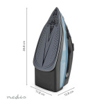 Nedis Stoomstrijkijzer | 2600 W | 25 g/m | Stoomstoot | Keramiek | 0.32 l
