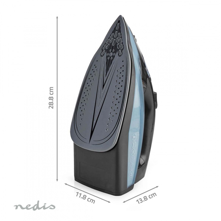 Nedis Stoomstrijkijzer | 2600 W | 25 g/m | Stoomstoot | Keramiek | 0.32 l