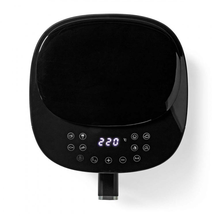 Nedis Heteluchtfriteuse | 4,2 l | Tijdschakelaar: 240 min | Aantal vooraf ingestelde programma\'s: 8 | Digitaal | Zwart Nedis Heteluchtfriteuse | 4,2 l | Tijdschakelaar: 240 min | Aantal vooraf ingestelde programma\'s: 8 | Digitaal | Zwart