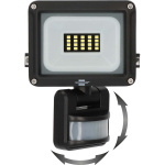 brennenstuhl LED Spotlight JARO 1060 P (LED Floodlight voor wandmontage voor buiten IP65, 10W, 1150lm, 6500K, met bewegingsmelder)