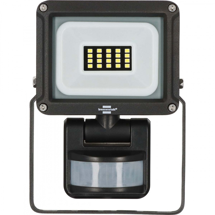 brennenstuhl LED Spotlight JARO 1060 P (LED Floodlight voor wandmontage voor buiten IP65, 10W, 1150lm, 6500K, met bewegingsmelder)