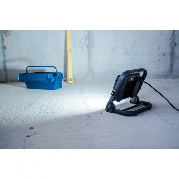brennenstuhl Mobiele LED bouwlamp JARO 14060 M / LED werklamp 100W voor buiten (LED schijnwerper met 5m kabel, LED noodverlichting met 11500lm gemaakt van hoogwaardig aluminium, dimbaar, IP65)