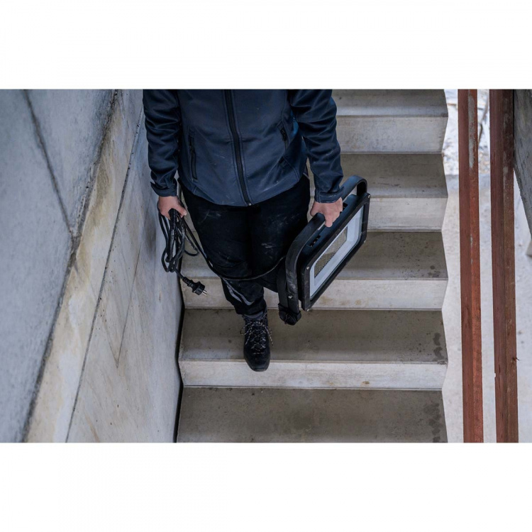 Brennenstuhl Mobiele LED bouwlamp JARO 20060 M / LED werklamp 150W voor buiten (LED schijnwerper met 5m kabel, LED noodverlichting met 17500lm gemaakt van hoogwaardig aluminium, dimbaar, IP65)