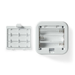 Nedis SmartLife Gong | RF, frequentie 433 MHz | Accessoire voor: WIFICDP10GY / WIFICDP30WT / WIFICDP40CWT | Batterij Gevoed / USB Gevoed | 4 geluiden | 4.5 V DC / 5 V DC | Instelbaar volume | Wit