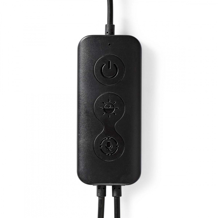 Nedis SmartLife Sfeerverlichting | Wi-Fi | Tube | 180 lm | RGBIC / Warm tot Koel Wit | 2700 - 6500 K | 10 W | Metaal / Siliconen | 1 Stuks