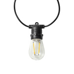 Nedis SmartLife Decoratieve Verlichting | Feestverlichting | Wi-Fi | Warm Wit | 10 LED\'s | 9.00 m | Android™ | Diameter bulb: 45 mm Nedis SmartLife Decoratieve Verlichting | Feestverlichting | Wi-Fi | Warm Wit | 10 LED\'s | 9.00 m | Android™ | Diameter bulb: 45 mm