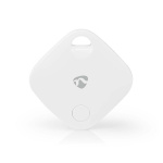 Nedis Keyfinder | Geschikt voor: Apple Find My App | Batterij Gevoed | 1x CR2032 | Incl. batterij(en) | Bluetooth® versie: 5.1 | Batterijlevensduur tot: 1 Jaar | Wit | 1 Stuks