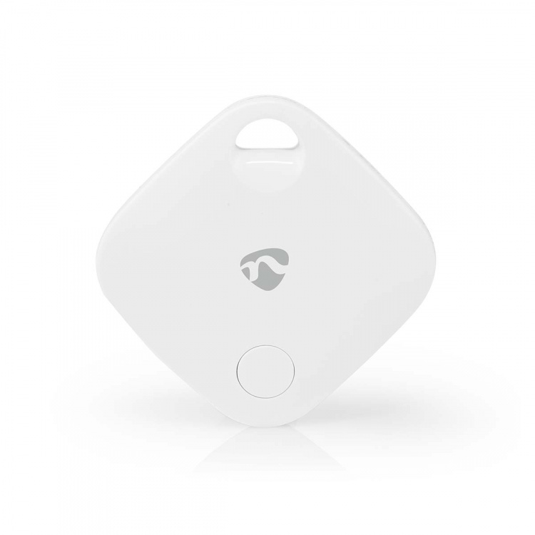 Nedis Keyfinder | Geschikt voor: Apple Find My App | Batterij Gevoed | 1x CR2032 | Incl. batterij(en) | Bluetooth® versie: 5.1 | Batterijlevensduur tot: 1 Jaar | Wit | 1 Stuks