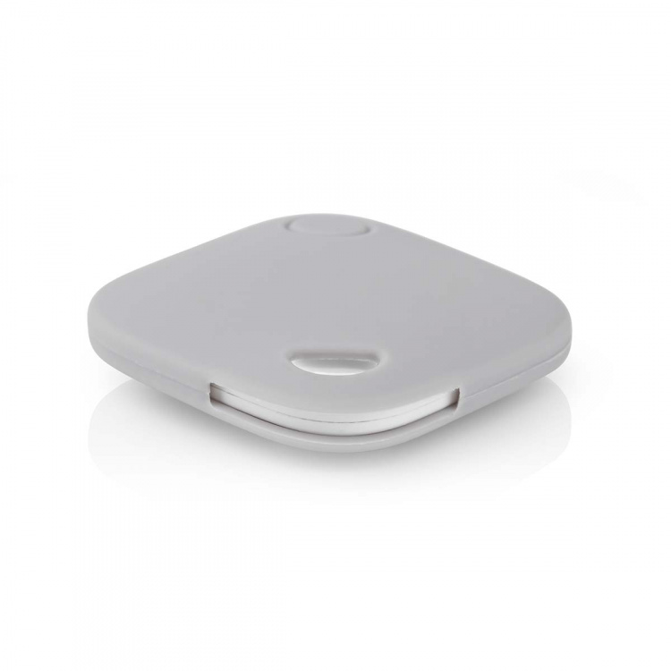 Nedis Keyfinder | Geschikt voor: Apple Find My App | Batterij Gevoed | 1x CR2032 | Incl. batterij(en) | Bluetooth® versie: 5.1 | Batterijlevensduur tot: 1 Jaar | Wit | 1 Stuks