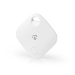 Nedis Keyfinder | Geschikt voor: Apple Find My App | Batterij Gevoed | 1x CR2032 | Incl. batterij(en) | Bluetooth® versie: 5.1 | Batterijlevensduur tot: 1 Jaar | Wit | 1 Stuks