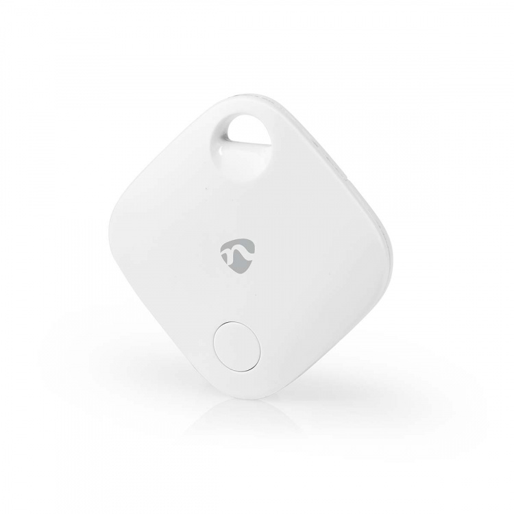 Nedis Keyfinder | Geschikt voor: Apple Find My App | Batterij Gevoed | 1x CR2032 | Incl. batterij(en) | Bluetooth® versie: 5.1 | Batterijlevensduur tot: 1 Jaar | Wit | 1 Stuks
