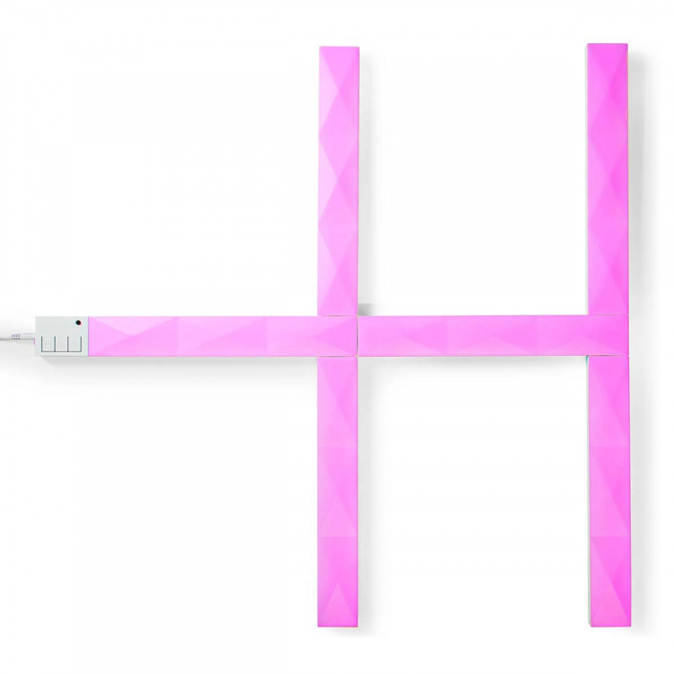 Nedis SmartLife Decoratieve Verlichting | Wand Bar | Wi-Fi | RGBIC / Warm Wit | Android™ Nedis SmartLife Decoratieve Verlichting | Wand Bar | Wi-Fi | RGBIC / Warm Wit | Android™