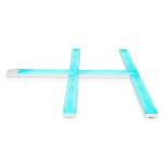 Nedis SmartLife Decoratieve Verlichting | Wand Bar | Wi-Fi | RGBIC / Warm Wit | Android™ Nedis SmartLife Decoratieve Verlichting | Wand Bar | Wi-Fi | RGBIC / Warm Wit | Android™