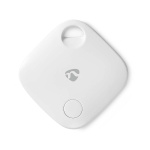 Nedis Keyfinder | Geschikt voor: Apple Find My App | Batterij Gevoed | 3x CR2032 | Incl. batterij(en) | Bluetooth® versie: 5.1 | Batterijlevensduur tot: 1 Jaar | Wit | 3 Stuks